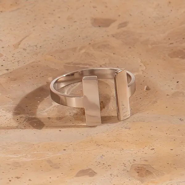 ELEKTROPULLI Größenvariabler Open Ring ca. Ø 18mm von Elektropulli, Silber, – Produktbild 1 von 3