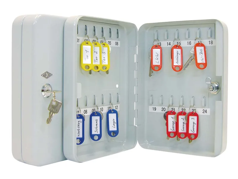 Wedo Wedo Schlüsselschrank für 24 Schlüssel grau – Produktbild 1 von 1