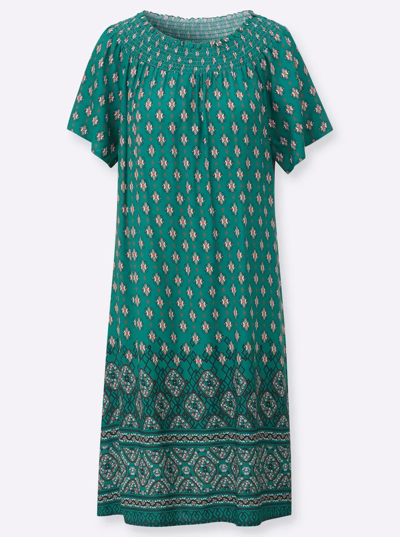 Witt Druckkleid, Grün-bedruckt, – Produktbild 1 von 3