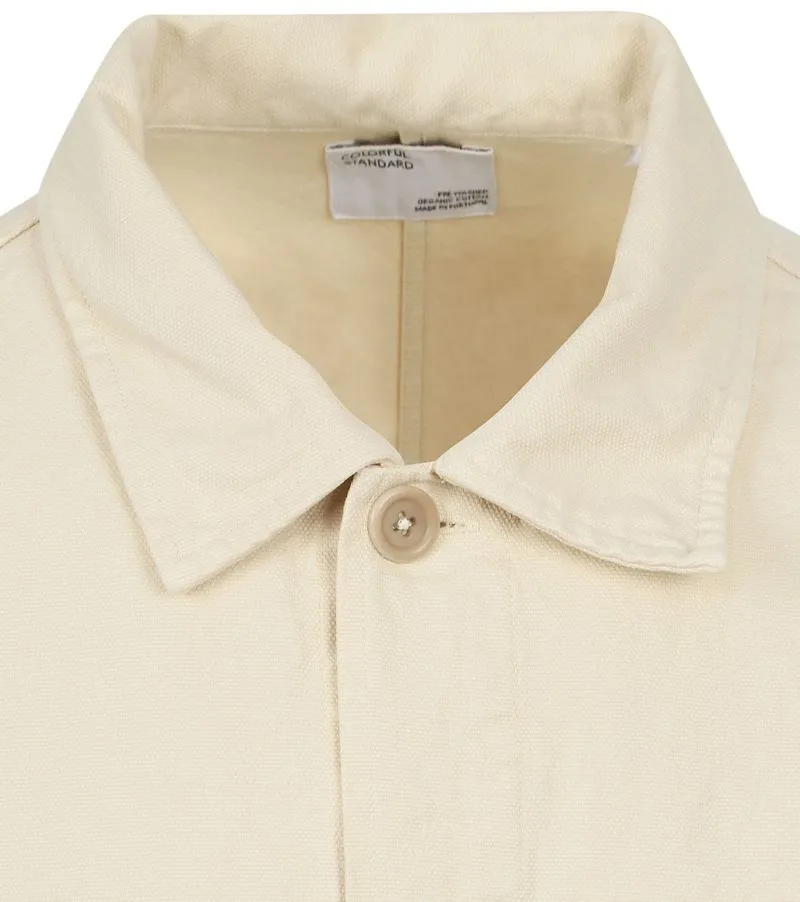 Colorful Standard Colorful Standard Overshirt Ecru - Größe XXL, Beige, – Produktbild 5 von 5