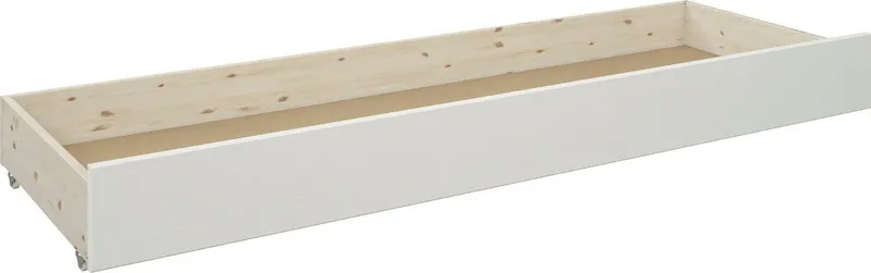 OTTO home Schubkasten "ERIK " nur passend zum Daybed "ERIK", massive Kiefer, auf Rollen, Weiß, – Produktbild 4 von 5