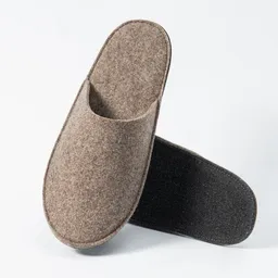 easy and green easy and green Gästehausschuhe Filz mit Anti-Rutsch Sohle Hausschuhe für Gäste aus weichem Wollfilz - Gästepantoffeln Guest slippers (EU 38-44) – Produktbild 1 von 1
