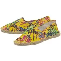 Japanwelt Espadrilles Japanwelt Espadrilles Espadrilles Canvas Unisex Sommerlatschen Leinen Hawaii gelb – Produktbild 1 von 1