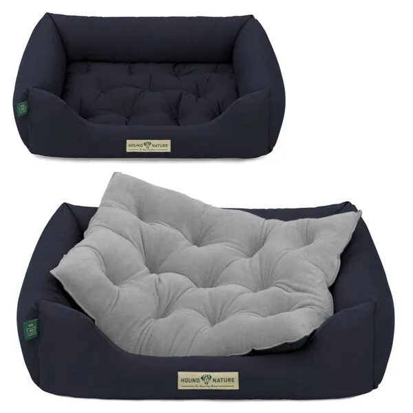 HOUND & NATURE HOUND & NATURE Öko Hundebett ZÜRICH, Blau, – Produktbild 2 von 5