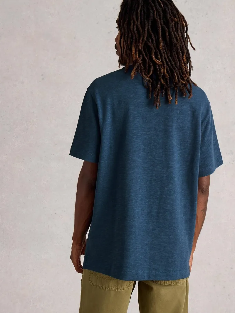 White Stuff T-Shirt Harrington - L, Indigoblau, – Produktbild 4 von 4