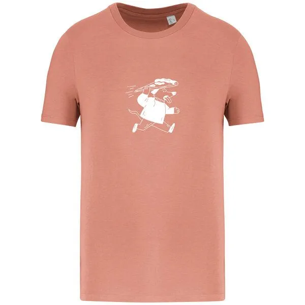 Greenspired Greenspired Basic Bio T-Shirt Pizzadog Nr. 4 ( 155g/m² XXS - 5 XL, Peach, – Produktbild 1 von 1