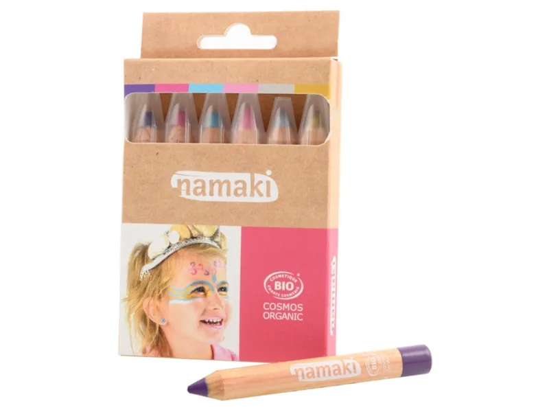 Namaki Namaki Farbstifte 6er Set Gesichtsbemalung – Produktbild 1 von 8