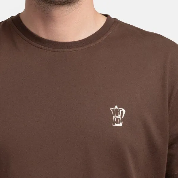 Natural Vibes Natural Vibes T-Shirt Coffee Bio GOTS | Bio T-Shirt | Weißes T-Shirt | Herren T-Shirt | – Produktbild 1 von 4