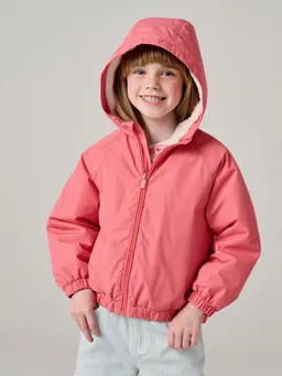 Vertbaudet Vertbaudet Übergangsjacke mit Teddyfleecefutter Mädchen – Produktbild 1 von 1