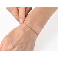renna deluxe renna deluxe MAKE A WISH – STERN Armband Gold, Rot, – Produktbild 1 von 1