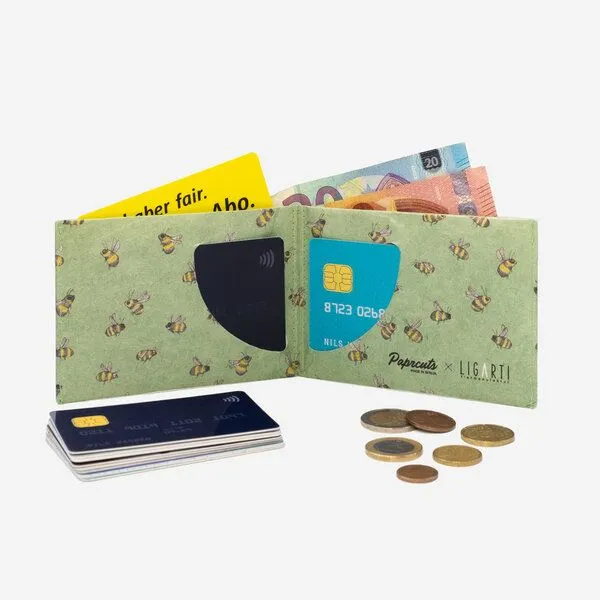paprcuts paprcuts RFID Portemonnaie, Die begegnung | ligarti koop (mint), – Produktbild 3 von 4