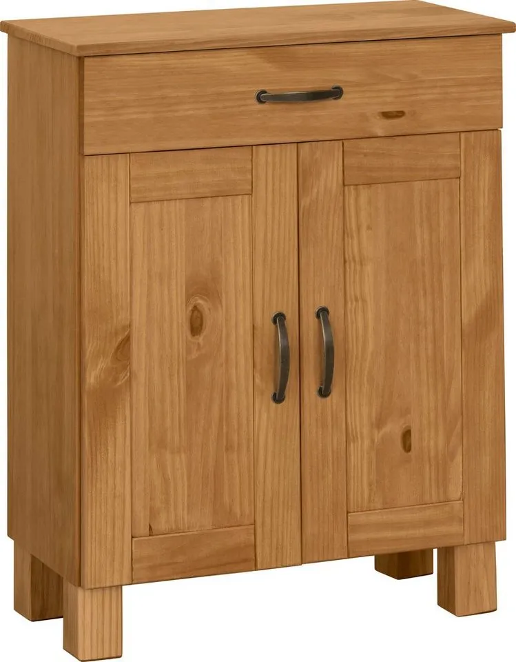 Home affaire Unterschrank Rodby FSC®-zertifiziertes Massivholz, Breite 60cm, Höhe 80cm, Beige, – Produktbild 2 von 5