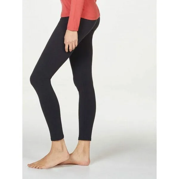 Thought Thought Basic Leggings - Bamboo Base Layer Leggings, Blau (midnight navy), – Produktbild 3 von 3