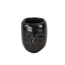 Mitienda Shop Mitienda Shop Handgemachte Dekovase aus Mexiko Mask aus Keramik – Produktbild 1 von 1