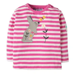 Frugi Frugi Langarm-Shirt Hase Button Applique Top – Produktbild 1 von 1