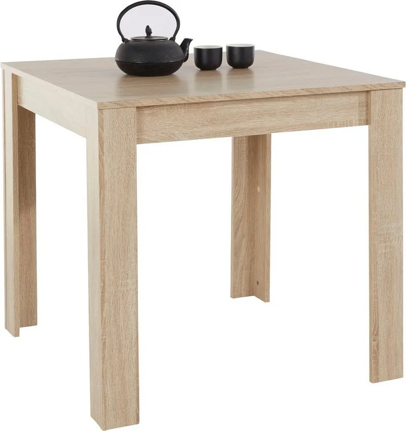 OTTO home Esstisch Meigh (OTTO-Choices), Breite 80 cm, in verschiedenen Farbvarianten erhältlich, Braun, – Produktbild 4 von 5