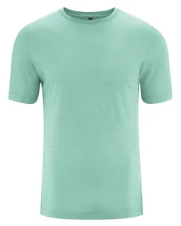 HempAge Hempage Herren vegan T-Shirt Slim Fit Salbeigrün – Produktbild 1 von 1