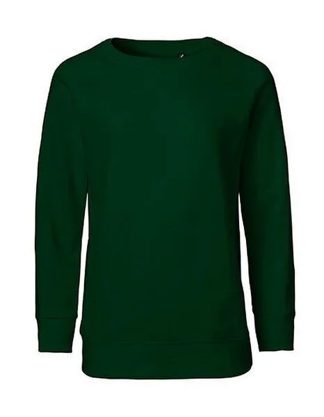 Neutral Neutral® Kinder Sweatshirt Sweater Pulli Pullover, Bottle green, – Produktbild 2 von 4