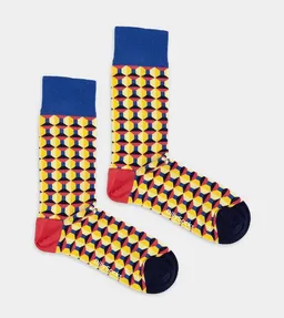 DillySocks DillySocks Socken Retro Tiles aus Biobaumwoll-Mix – Produktbild 1 von 1