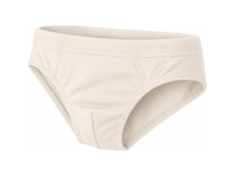 HANS NATUR Jungen Slip Bio-Baumwolle 3er Set "pure basic" Gr.110/116, Natur, – Produktbild 2 von 2