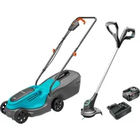 Gardena GARDENA PowerMax 30/18V P4A Solo + SmallCut 23/18V P4A Solo + Bosch Starterset 18V 4,0 Ah – Produktbild 1 von 1