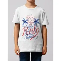 watabout.kids watabout.kids T-Shirt Kinder Ride the waves, White, – Produktbild 1 von 1