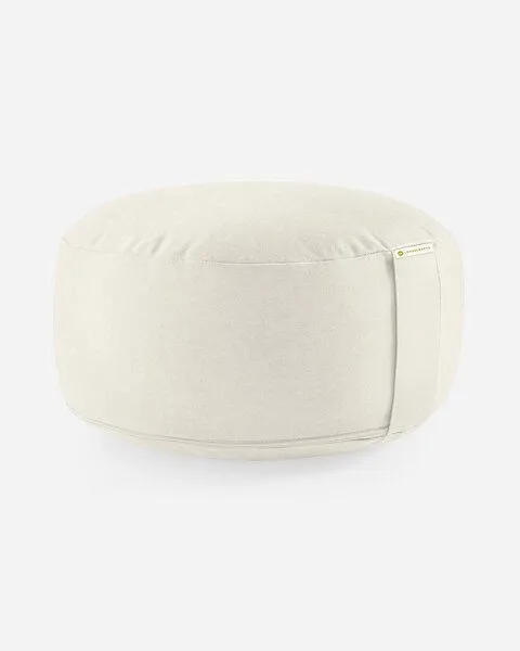 Lotuscrafts Lotuscrafts Yogakissen Lotus - Sitzhöhe 15cm - ohne Bestickung - GOTS zertifiziert, Natur, – Produktbild 1 von 4