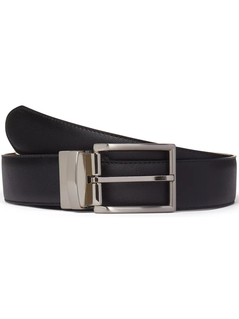 Will's Vegan Store Will's Vegan Store Herren vegan Gürtel Wendbar Schwarz, Schwarz, – Produktbild 1 von 2