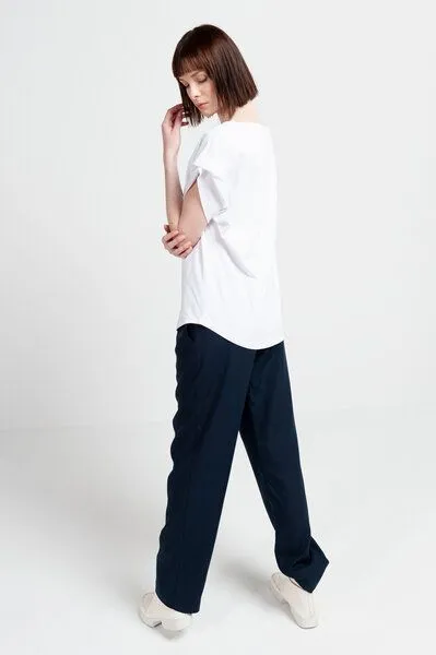 SHIPSHEIP SHIPSHEIP ELLIE - Damen T-Shirt aus Bio-Baumwolle, Weiß, – Produktbild 3 von 3