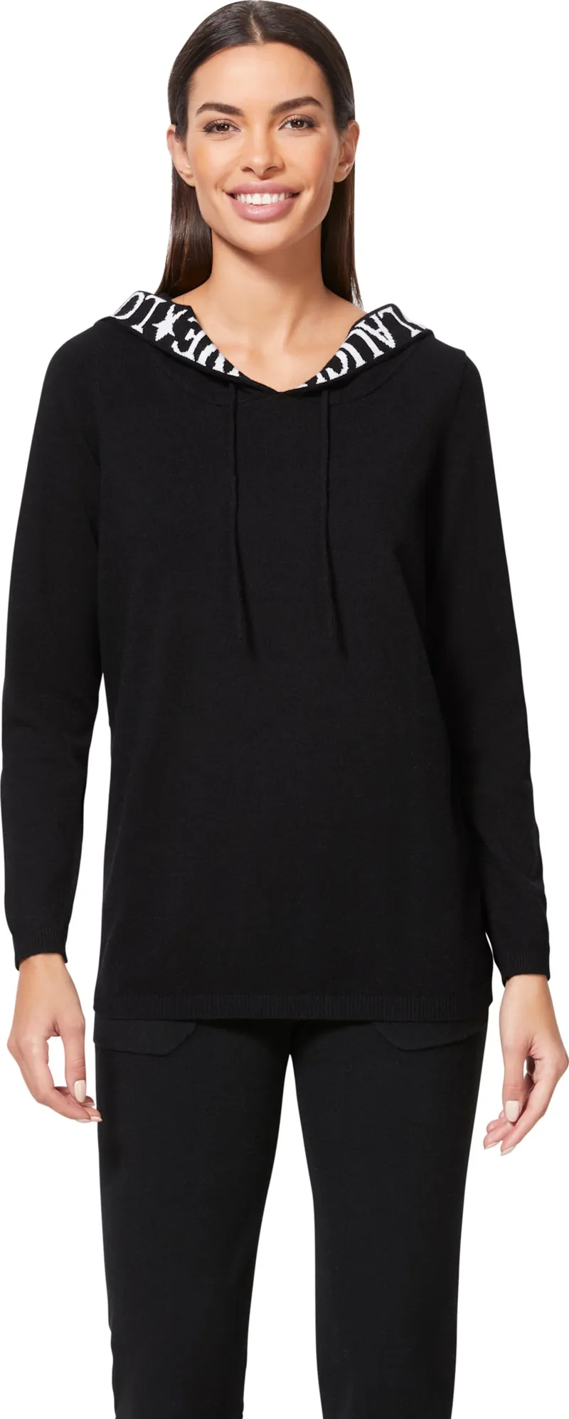 heine Kapuzenpullover schwarz, Schwarz, – Produktbild 2 von 2