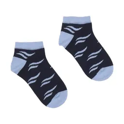 Walkiddy Kinder Sneaker-Socken Bio-Baumwolle Walkiddy „Mpack“ Orange/Navy, GOTS zertifiziert, kurze Sportsocken für Jungen & Mädchen, atmungsaktiv, elastisch, ideal für Turnschuhe, Alltag, Sport und Kindergarten – Produktbild 1 von 1