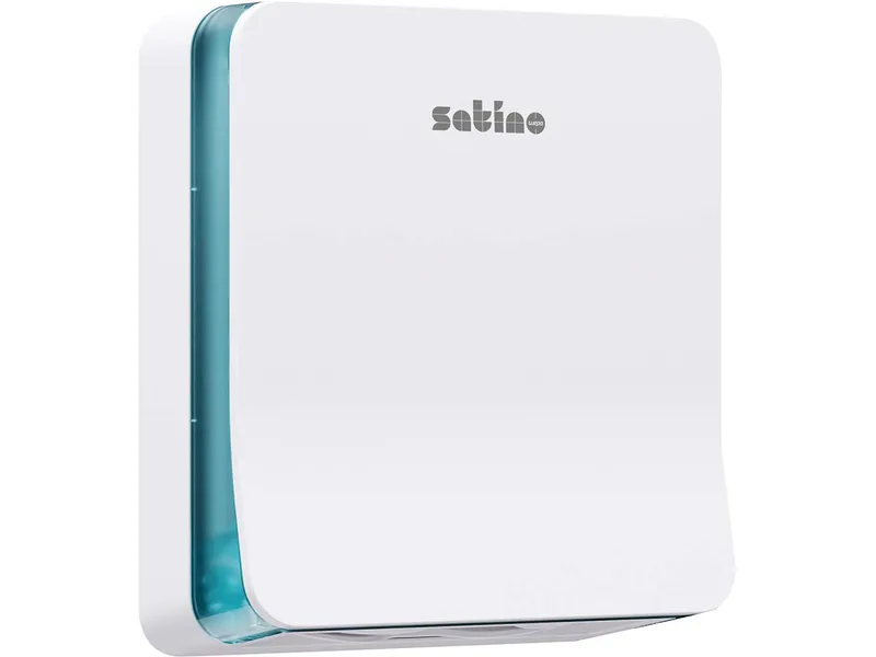 Satino Satino Falthandtuch-Spender Interfold S "HYGINITY" für 2-3 Packungen, Weiß, – Produktbild 1 von 1