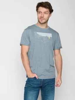 GreenBomb GREENBOMB Nature Cliffsail Roll - Lässiges T-Shirt aus Bio-Baumwoll Mix / hochwertiger Print / GOTS / Fair & Vegan – Produktbild 1 von 1