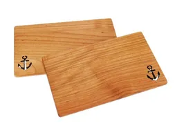 ReineNatur ReineNatur Anker Brettchen aus Kirschholz - Größe: 26x15x1 cm – Produktbild 1 von 1