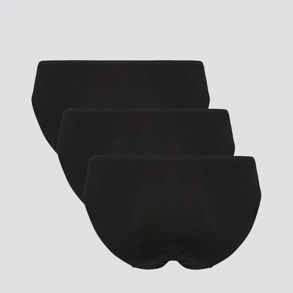 comazo|earth comazo|earth Fairtrade Jazz-Pants, 3er Pack | GOTS zertifiziert, Schwarz, – Produktbild 4 von 4