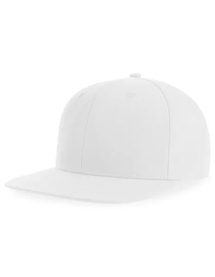 Atlantis Headwear Atlantis Headwear James Cap Old-School-Look und flache Schirmform Snapback-Verschluss, Weiß, – Produktbild 1 von 3