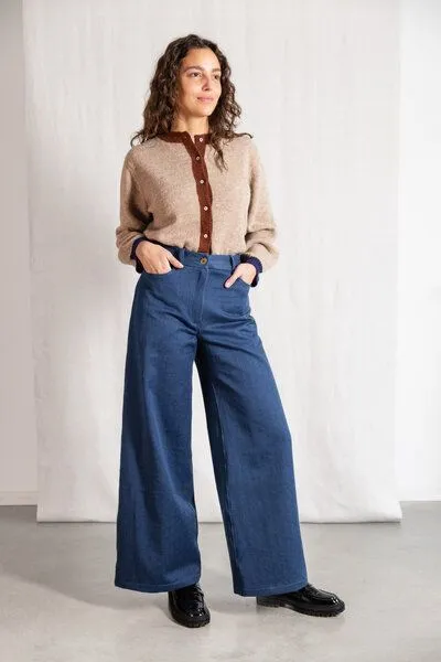 Jyoti - Fair Works Jyoti - Fair Works Bio-Baumwolldenim Hose Tarani, Denim, – Produktbild 1 von 4