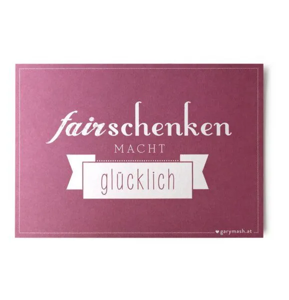 Gary Mash Gary Mash Postkarten "fair" 10er-Set mit Hülle – Produktbild 4 von 4