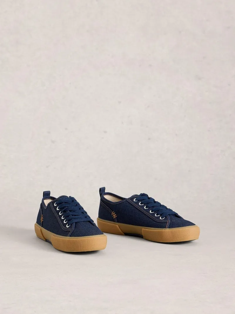 White Stuff Stoffsneaker Pippa - 38, Dunkeldenim, – Produktbild 2 von 4