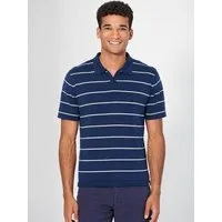 HempAge HempAge Herren Strick-Polo Hanf/Biobaumwolle, Navy(blau), – Produktbild 2 von 2