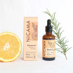NICAMA NICAMA Körperöl Rosmarin-Orange - Natürliches Pflege- und Massageöl - bio & vegan – Produktbild 1 von 1