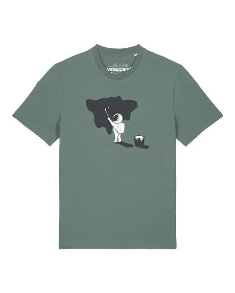 watapparel watapparel T-Shirt Unisex Painting space, Green bay, – Produktbild 1 von 2