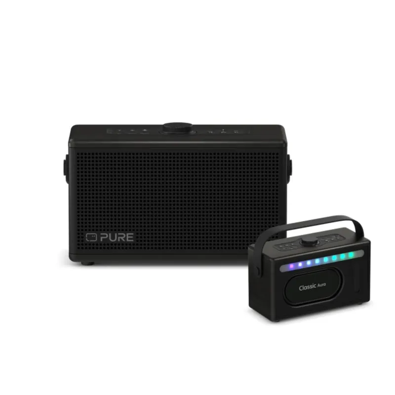 Pure Classic Aura schwarz Bluetooth-Lautsprecher – Produktbild 1 von 1