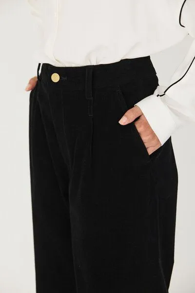 SKFK SKFK Cord-Hose SORGIN, Black, – Produktbild 3 von 3