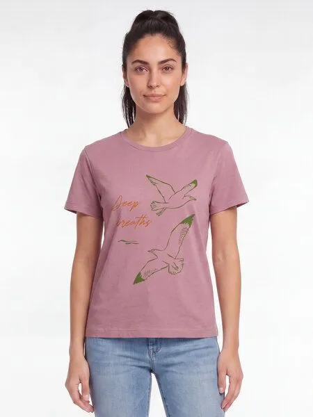 watapparel watapparel T-Shirt Frauen Deep breaths, Lilac dream, – Produktbild 2 von 2