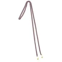 Crystal and Sage Crystal and Sage Brillenkette, Metallic violett, – Produktbild 1 von 1