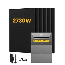Anker Anker SOLIX Solarbank 3 E2700 Pro Solaranlage, mit 6 x 455W Bifazialen Solarmodulen, by Powerness - 8.1kWh / 1 x Smart Meter / Selbstabholung – Produktbild 1 von 1