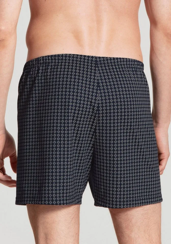 CALIDA CALIDA Boxer Prints Benefit (2-St) mit weichem Bund, Grau, – Produktbild 3 von 5
