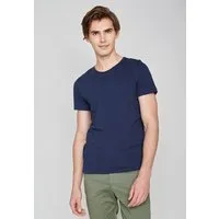 GreenBomb GREENBOMB Basic Spice - Sportliches T-Shirt aus Bio-Baumwolle / GOTS / Fair & Vegan, Blau (navy), – Produktbild 1 von 1