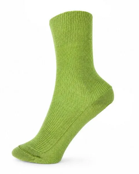 grödo Grödo feine Kinder Socken reine kbT-Schurwolle, Moos, – Produktbild 1 von 2